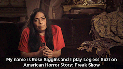 artchoface:  redsuns-n-orangemoons:  huffposttv:  &lsquo;American Horror Story: Freak Show&rsquo; Shares Fascinating Videos Featuring 'Extra-Ordinary&rsquo; Cast FX has shared two mini-docs featuring the “extra-ordinary” cast members of “American