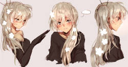 azure-zer0:  Some sketches of Weiss smiling that I used for practice.  