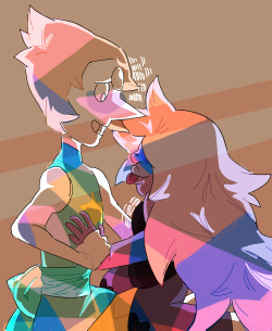 allwithinilly:  some pearlmethyst! i always loved when amethyst sticks her tongue out! 