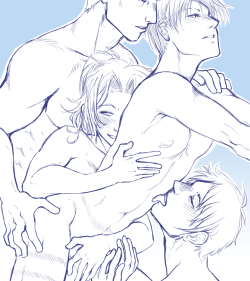etchporn:  everyone wants a piece of that heichou D might color this later :V