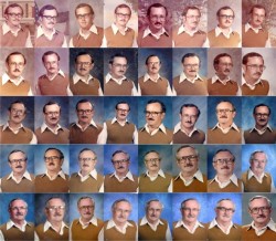 letsbuildahome-fr:  The 40 Year-Old…Outfit American Teacher Dale Irby has become an Internet sensation after school photos of him wearing the same tank top and shirt for 40 years went viral. Dale Irby, 63, accidentally wore the same brown v-necked tank