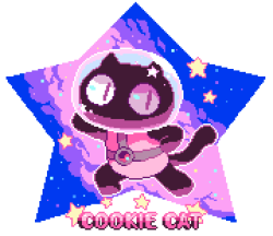 ginsengandhoney:  ☆COOKIE CAT☆you can buy this design on a shirt here or here!