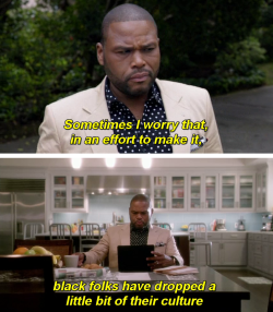 theoddbeauty:  realinfantrysoldier:  waterisblackpower:  bluedogeyes:  Black-ish 01x01 - Pilot  sad  True, don’t sleep on this show  *sips tea* Yup, that’s pretty much the “reality” they want you to get use to.