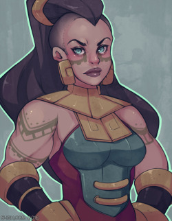 5-ish:  Illaoi. A Patreon request for December. :)Commission Info | Picarto | Twitter    