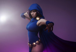 hotcosplaychicks: Raven (DC) by SmirkoO   Check out http://hotcosplaychicks.tumblr.com for more awesome cosplay  &lt;3