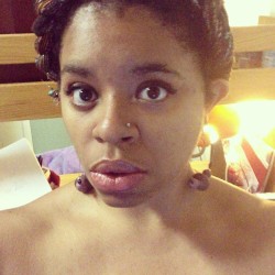 Somedays I feel beautiful #makeup #naturalhair #lesbian  ps; this is the picture