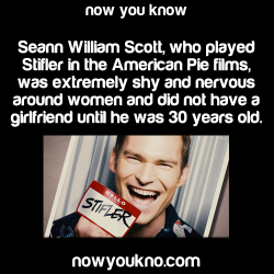 nowyoukno:Source for more facts follow NowYouKno  As im watching American reunion lol
