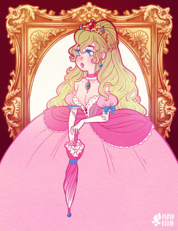mayakern: the set is complete!  my princess peach, daisy, and rosalina prints are all up in my store! they’re บ each or you can buy all 3 for ษ! store.mayakern.com 