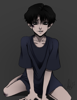littlephoton:  My first artwork of 2017! …Yes I’m obsessed with killing stalking now oops…