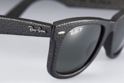 ray-ban:  The #Wayfarer got a leather makeover // #TOUGHasLEATHER // 