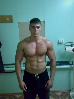 theruskies:  Strong muscular Russian teen I Get A Kick Out Of Russian Guys