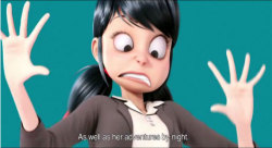 Looks like Marinette isn&rsquo;t too keen on the phrasing of that subtitle. Or maybe she just peered into the future and briefly gazed at the inevitable flood of rule34. Source (scroll down for vid) Kidding aside, the CG of this show looks promising.