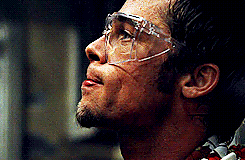  Brad Pitt as Tyler Durden in Fight Club (1999). 