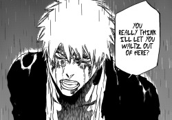 you&rsquo;d be forgiven for thinking ichigo wasn&rsquo;t an ineffectual chode for the three arcs preceding this particular line of commentary regarding JuhaBach.  Real shit, Ichigo ain&rsquo;t been this raw since he tore off that hollow&rsquo;s tongue