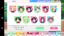 tfw u start a new eng account and 10+1 the 3rd year scout bc hey it&rsquo;s two of ur best girls and one of ur worst what could possibly go wrong and u get 7 fuCKING CARDS OF UR WORST GIRL