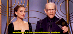 hanandleiaxx: zakkorama:   rvancoogler:  stevenrogered: things Natalie Portman did: THAT #im the uncompromising and unapologetic anger in her eyes in the last gif   I love this moment and I hate it.  I love it because no nom for Greta Gerwig was sexist