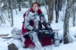 magic-bw:  vidrig:  waffies-n-toast:  vidrig:  My friend davio3d was kind enough to lend me his suit of armor, and into the forest we went!  oh please PLEASE tell me you’ve read books by Tamora Pierce? Because if not, you just accidentally roleplayed