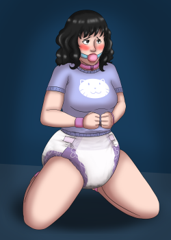 aballycakes:  34qucker:  Here’s a cute piece I made for @aballycakes~!She also a super uber-cutie, so check out her stuff it’s all around awesome~!Enjoy!  Daw, thanks! You are so talented &amp; I love the cat shirt~ ❤️