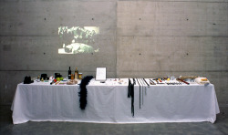 likeafieldmouse:  Marina Abramovic - Rhythm 0 (1974) 72 objects (including a gun and a bullet) were laid out on a table for the spectators to use on the artist in any way they chose to use them.  “Abramovic is no stranger to giving much of herself