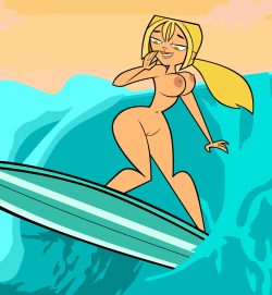 grimphantom:  Bridgette Nude Surfing by grimphantom Hi Everyone,Commission done for :iconGeriolah7: who ask for Bridgette from Total Drama, naked while surfing. The idea was nice and come on, who doesn’t want to see Bridgette, naked :PEnjoy!  &lt; |D’‘‘‘
