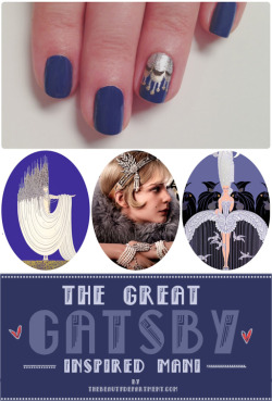 modcloth:  Are you as excited for The Great Gatsby as we are?! Did you see it over the weekend? If you just can’t contain yourself, like me, why not extend your love to your nails. The Beauty Department has your next nail tutorial featuring a decadent