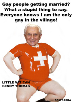 The Pope is the only gay in the village! #pontifex #papa #ilapapasutwitter 