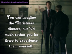 &ldquo;You can imagine the Christmas dinners, but I&rsquo;d much rather you be there to experience them yourself.&rdquo;
