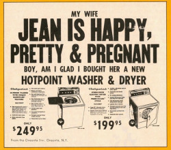submissive-housewife:With Valentine’s Day coming up it makes me miss the days when it was perfectly acceptable to buy your wife household appliances as a gift.