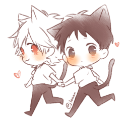 flanecitoghei:  Twitter doodle. It has been ages since I drew kawoshin;;