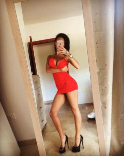 Extremely Short Red Dress