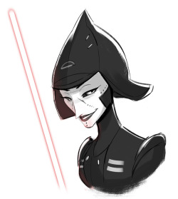 cheesecakes-by-lynx:I just HAD to draw Seventh Sister.  I wish I could just move on to drawing star wars pinups.  
