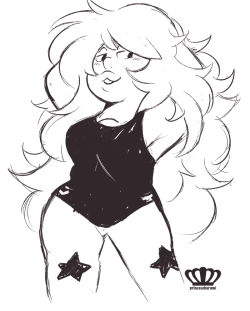 Amethyst doodle i did during today’s stream that I really liked !!