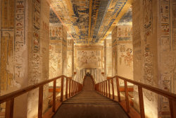 grandegyptianmuseum:  Tomb of Ramesses VI (KV9), Valley of the Kings, West Thebes.  Photo: Jakub Kyncl 