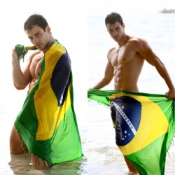 daddyntwink:  Lucas Malvacini - Model - Brazilian, 24 yo. I wanto to visit Brazil now! loL