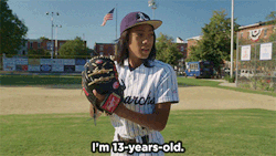 jossisgod:  huffingtonpost:  Mo’ne Davis’ Chevy Ad Will Leave You With A Lump In Your Throat Is there anything Mo’ne Davis can’t do? After wowing the world with her arm and becoming the first female pitcher ever to win a game at the Little League