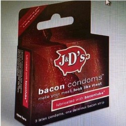 The only way to get down tonight. #bacon #valentinesday #wtf