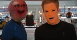 So I always thought that Chris Pine looks like the annoying orange. This was the outcome. 