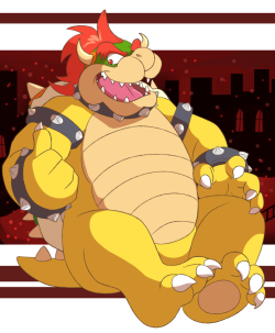 I haven&rsquo;t been able to sit down and draw for awhile, so tonight I tried my hand at Bowser fan art :)