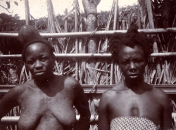 ukpuru:16 Nov 1905. Ikpe-Ikot-Ngon. Inokun (Aro [Igbo]) women.Charles Partridge