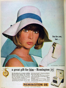 Remington 25 electric shaver, 1964