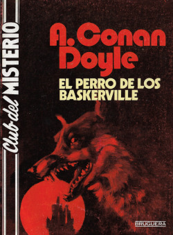 El perro de los Baskerville (The Hound Of The Baskervilles), by Sir Arthur Conan Doyle (Club del Misterio Magazine, No. 145, 1984).From a street market in Seville, Spain.