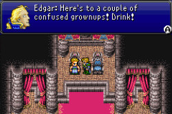 thedrunkenmoogle:  Cheers, Edgar and Sabin (via Chordgasms on Reddit)