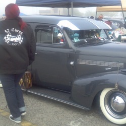 raiderzombie:  If you like bombs, ratrods and lowriders checkout my short videos on YouTube/zombies Mooneyes Xmas 2012