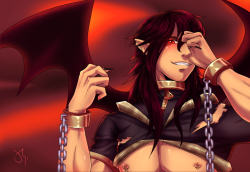 Finally I&rsquo;m updating a new picture!! I think, from the last picture I sumbitted, you can totally notice how I improved in this months without DA! XDHe is my new and latest OC, Nebiras &lt;333 He is an Incubus &gt;DI wanted to try a new style and