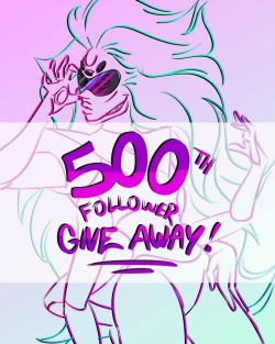 xubsdraws:Just hit 500 followers so I thought it’d be nice to do a give away!! The winner will get a bust sketch of a character of their choice (any fandom/OC) like Alex here, and I’ll announce them on Friday (4/7)! Reblogging = 1 entry, liking this