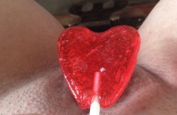 hippygirl81:  Wanna lick my cherry lollipop? 