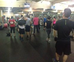 elionking:  kevinspacedout:  bareback-bieber:  &ldquo;White people don’t care about Ferguson.&rdquo; Here’s a dozen of them stopping their workout to watch the Ferguson decisions. They’ve been glued on the spot for 10 minutes.  guys, white people