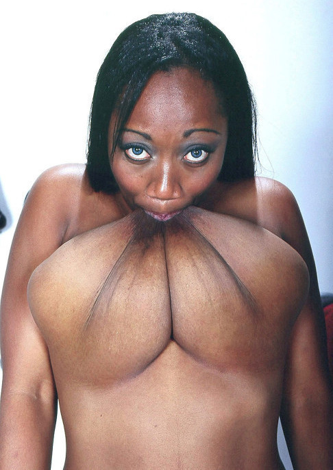 Huge nipple black girl