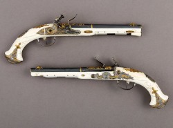 smylte: Pair of Flintlock Pistols of Empress Catherine the Great (1729–1796),1786  The Metropolitan Museum      