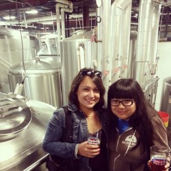 brewstagram:  Re-grammin @goldenroadbrew. We’re running around @oskarblues with the GRB team and Alex (@kineticbrewing)! by frannyfullpint http://instagram.com/p/fQyBzblzKL/  Woot! Franny have fun at GABF